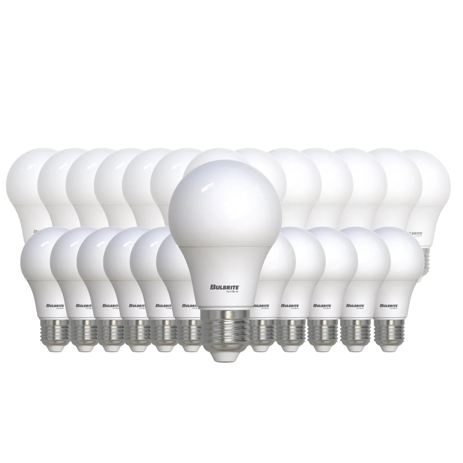 Bulbrite A19 bulb with an E26 base from the official product record.